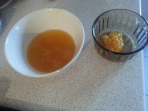 sirop à l'orange trop cuit= marmelade