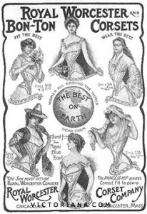 Publicité de corset en 1903