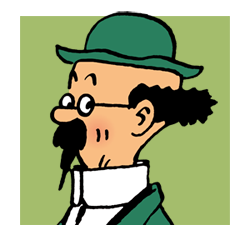 Professeur Tournesol tiré de Tintin